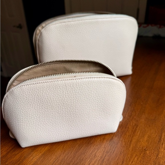 Cuyana Leather Bathroom and Makeup Bags - Picture 2 of 7
